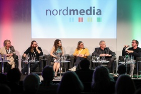 nordmedia talk & night Berlinale 2020
Foto: nordmedia / Konstantin Gastmann