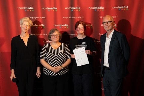 nordmedia Kinoprogrammpreis 2023 in dem Kommunalen Kino Bremerhaven/CineMotion, Bremerhaven: Kino in der Lagerhalle, Osnabrück