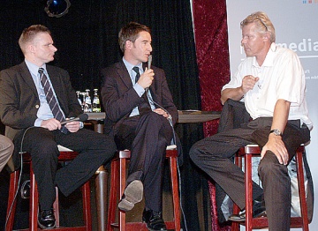 Gerhard Schneider, Martin Moll, Jochen Coldewey (v.l).