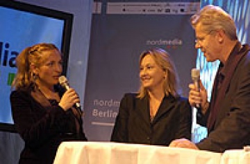 Nadja Uhl, Arina Krampe (teamworx) und Jochen Coldewey