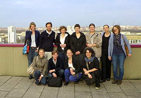 die GFC-Vertreter vor Ort in Halle-Neustadt
