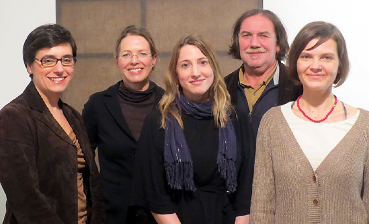Nadine Otto (Gundlach), Anja Römisch (Stiftung Kulturregion), Anna Linke, Henning Kunze (nordmedia) und Tanja Schwerdorf