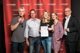 nordmedia Kinoprogrammpreis 2016 im Cinema-Arthouse Osnabrück: Capitol Kino, Lohne: Dieter Strassenburg, Lydia Stuntebeck
Foto: Fa. atelier16 - PROFIFOTOGRAFIE