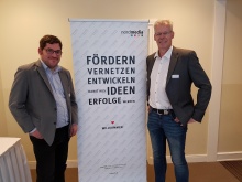 Kai Dräger und Jochen Coldewey beim Business-Frühstück in Hannover