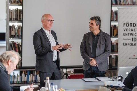 Thomas Schäffer (nordmedia) im Gespräch mit Rainer Ludwigs (Image-Building)