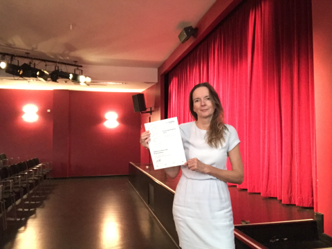 DOKfilm im Roten Saal, Braunschweig: Iris Mügge mit dem nordmedia-Kinoprogrammpreis © Stadt Braunschweig