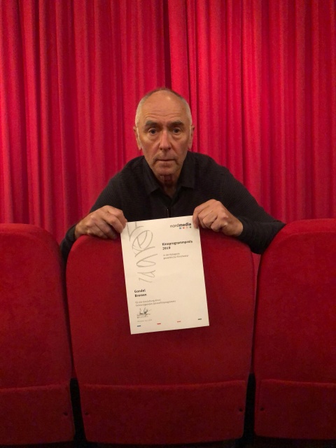 Gondel, Bremen: Robert Erdmann mit dem nordmedia-Kinoprogrammpreis © Schauburg Kino GmbH