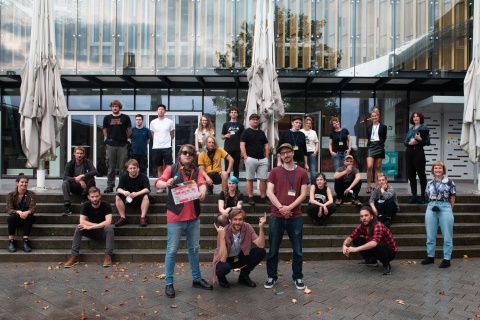 Das Team vor dem Bürgerhaus Vegesack
© Martín Scarpone