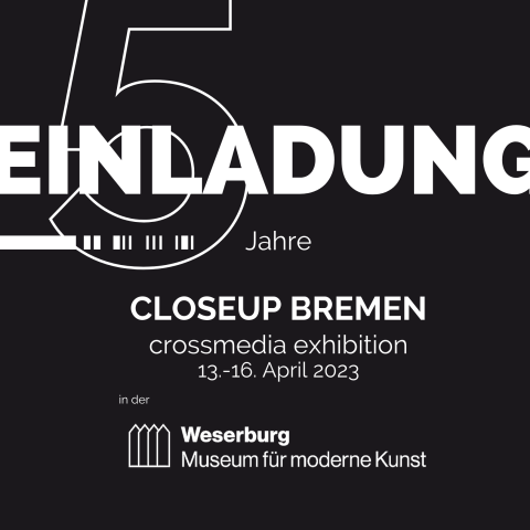 Einladung CLOSEUP 5 WERKSCHAU
