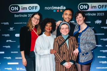 THE ORDINARIES-Filmteam (v.l.): Britta Strampe, Denise M´Baye, Josefine Lindner, Noah Tinwa, Sophie Linnenbaum © nordmedia