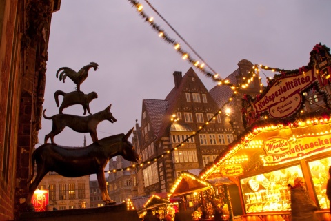 Weihnachtsmarkt in der Bremer Altstadt © BTZ / Carolin Hinz