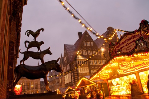 Weihnachtsmarkt in der Bremer Altstadt © BTZ / Carolin Hinz