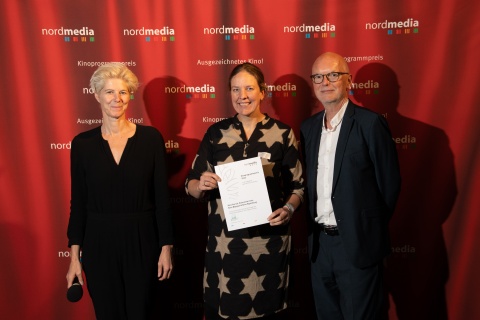 nordmedia Kinoprogrammpreis 2023 in dem Kommunalen Kino Bremerhaven/CineMotion, Bremerhaven: Kino Aurich / Kino Leer / Kino Meppen / Kino Papenburg