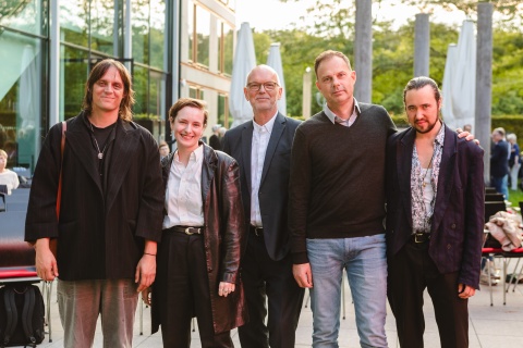 Das LASVEGAS-Team: Daniel Roth, Angela Queins, Thomas Schäffer, Jan Philip Lange und Kolja Malik