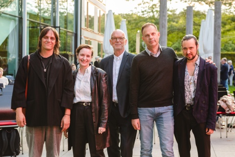 Das LASVEGAS-Team: Daniel Roth, Angela Queins, Thomas Schäffer, Jan Philip Lange und Kolja Malik