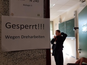 Dreharbeiten in der Michelsenschule in Hildesheim © nordmedia