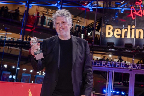 Preisträger Matthias Glasner (Foto: © Dirk Michael Deckbar/Berlinale 2024)