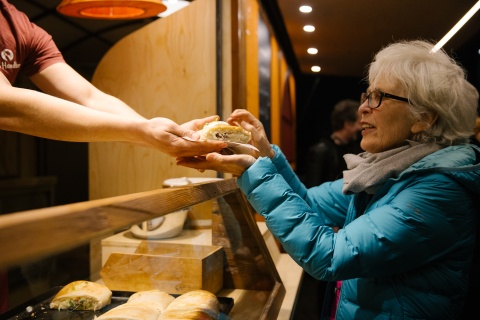Handbrot am Foodtruck