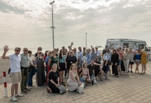 Gute Stimmung und reger Austausch bei den Teilnehmenden der Norderney-Tour am 14. Juni 2025 © Henrieke Kusce