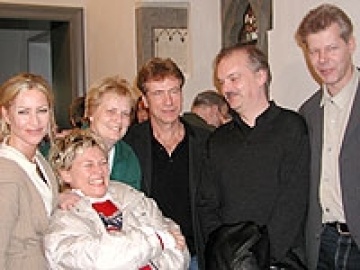 Am Set in Goslar (v.l.): Beate Stein, Gitte Haenning, Produzentin Jutta Rabe, Jürgen Prochnow, Thomas Schäffer, Jochen Coldwey