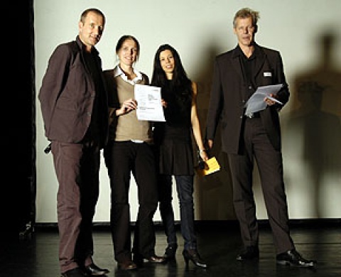 Spitzen-Kinoprogrammpreis für das Casablanca Oldenburg: Peter Lohmeyer, Doris Janßen, Franziska Stünkel u. Jochen Coldewey