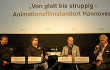 Prof. Markus Fischmann, Frank Sennholz, Holger Tappe und Jochen Coldewey (v.l.)