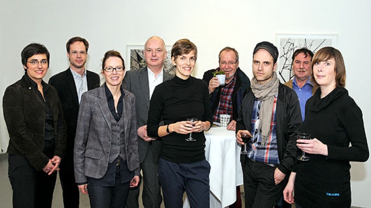 Nadine Otto (Gundlach), René Zechlin (Kunstverein Hannover), Anja Römisch (Stiftung Kulturregion), Thomas Schäffer (nordmedia), Rita Bakacs, Peter Hansen (Gundlach), Fabian Reimann (Stipendiat Kunstverein), Henning Kunze (nordmedia), Carolina Hellsgård