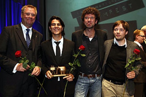 Lothar Streblau, Frank de Kok (Produzent SUIKER), Andreas Zerr, York-Fabian Raabe (v.l.)