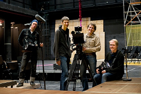 V. l.: Helge Haack, Till Harms, Börres Weiffenbach, Henrik Cordes. © Börres Weiffenbach.