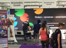 Der nordmedia Stand in der Business Area war gut besucht.