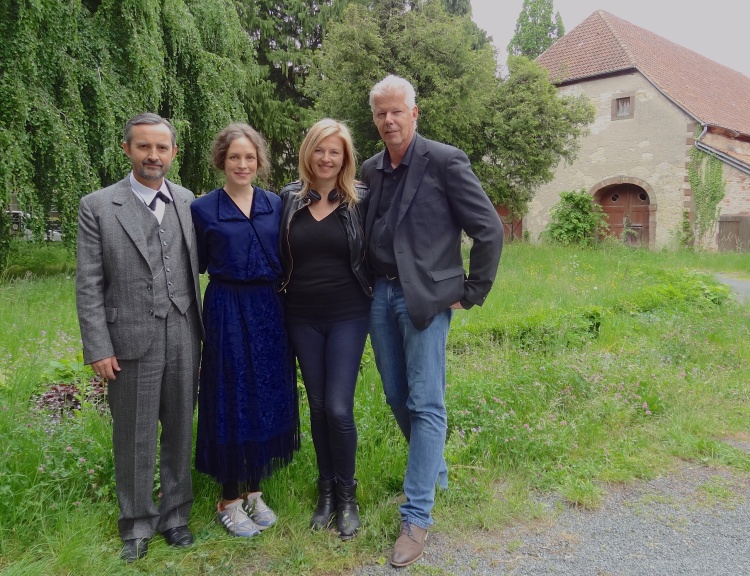 Schauspieler Harald Schrott, Schauspielerin Katharina Lorenz, Regisseurin Cordula Kablitz-Post und Jochen Coldewey (nordmedia); Foto:  Christoph Lerch