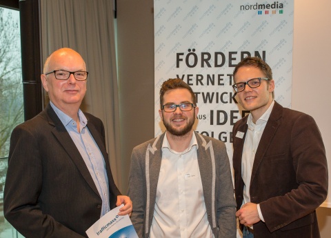 Thomas Schäffer (nordmedia), Oliver Dahm (trafficmaxx), Jan Asmus (nordmedia)