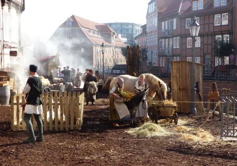 Dreharbeiten von GIGANT DES NORDENS in Stade