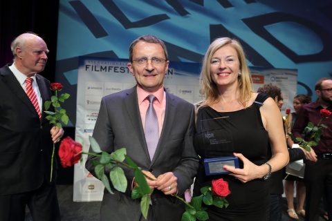 Holger Ahäuser und Cordula Kablitz-Post mit dem NDR Filmpreis für den Nachwuchs für LOU ANDREAS-SALOMÉ