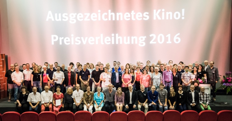 die Preisträger des nordmedia Kinoprogrammpreises 2016;  Foto: Fa. atelier16 - PROFIFOTOGRAFIE