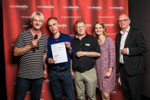 nordmedia Kinoprogrammpreis 2016 im Cinema-Arthouse Osnabrück: Cinema-Arthouse, Osnabrück/Filmtheater Hasetor, Osnabrück: Christian Saßnick, Hermann Thieken
Foto: Fa. atelier16 - PROFIFOTOGRAFIE