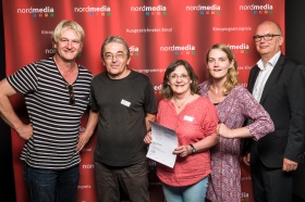 nordmedia Kinoprogrammpreis 2016 im Cinema-Arthouse Osnabrück: Kommunales Kino Achim: Detlev Fechtmann, Karin Feldmann
Foto: Fa. atelier16 - PROFIFOTOGRAFIE