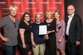 nordmedia Kinoprogrammpreis 2016 im Cinema-Arthouse Osnabrück: City 46, Bremen: Jana Ziebart, Alfred Tews, Silvia Schierenbeck 
Foto: Fa. atelier16 - PROFIFOTOGRAFIE