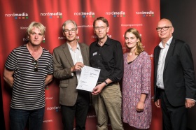 nordmedia Kinoprogrammpreis 2016 im Cinema-Arthouse Osnabrück: Kommunales Kino Bremerhaven: Bernd Glawatty, Stefan Foerster
Foto: Fa. atelier16 - PROFIFOTOGRAFIE