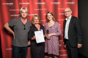 nordmedia Kinoprogrammpreis 2016 im Cinema-Arthouse Osnabrück: Filmclub der VHS Emden, Emden: Silke Santjer
Foto: Fa. atelier16 - PROFIFOTOGRAFIE