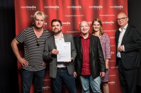 nordmedia Kinoprogrammpreis 2016 im Cinema-Arthouse Osnabrück: Centralkino, Lingen: Tobias Mielke, Jens Hartmann
Foto: Fa. atelier16 - PROFIFOTOGRAFIE