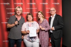 nordmedia Kinoprogrammpreis 2016 im Cinema-Arthouse Osnabrück: Filmhof, Hoya/Hansa Kino, Syke: Elke Brümmer
Foto: Fa. atelier16 - PROFIFOTOGRAFIE