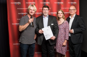 nordmedia Kinoprogrammpreis 2016 im Cinema-Arthouse Osnabrück: Schauburg Filmtheater, Quakenbrück: Dr. Wolfgang Thyen
Foto: Fa. atelier16 - PROFIFOTOGRAFIE