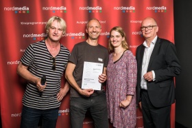 nordmedia Kinoprogrammpreis 2016 im Cinema-Arthouse Osnabrück: Apollo in der UCI Kinowelt, Wilhelmshaven: Michael Kundy
Foto: Fa. atelier16 - PROFIFOTOGRAFIE