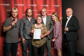 nordmedia Kinoprogrammpreis 2016 im Cinema-Arthouse Osnabrück: Neue Schauburg, Burgdorf: Christian Lindemann, Heidrun Lindemann, Barthold Lindemann
Foto: Fa. atelier16 - PROFIFOTOGRAFIE