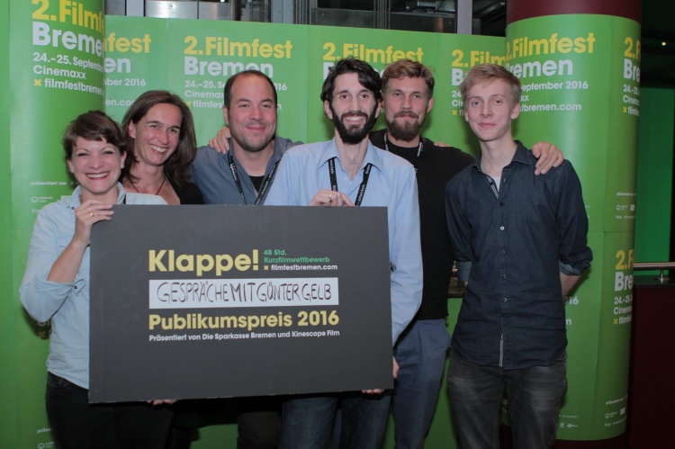 GewinnerInnen des Publikumspreises vom Klappe Kurzfilmwettbewerb
