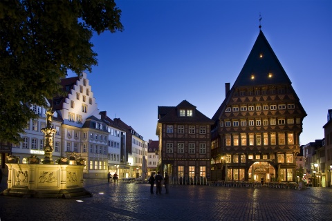 Marktplatz © Hildesheim Marketing/Leif Obornik