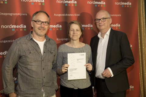 nordmedia Kinoprogrammpreis 2017 in der Lichtburg in Quernheim: Hochhaus-Lichtspiele, Hannover/Kino am Raschplatz, Hannover
Foto: Fotostudio Schwarzenberger