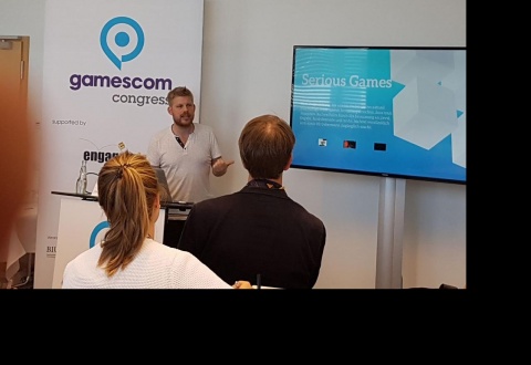 Vortrag beim gamescom congress