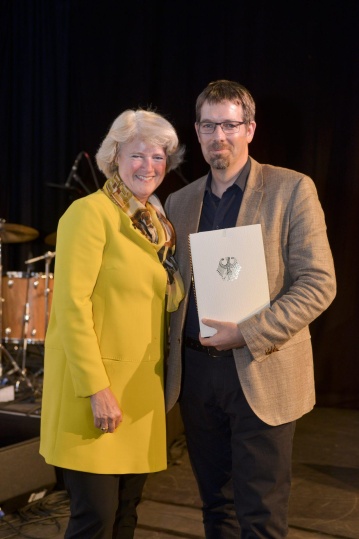 Monika Grütters mit Volker Kufahl, Universum Braunschweig